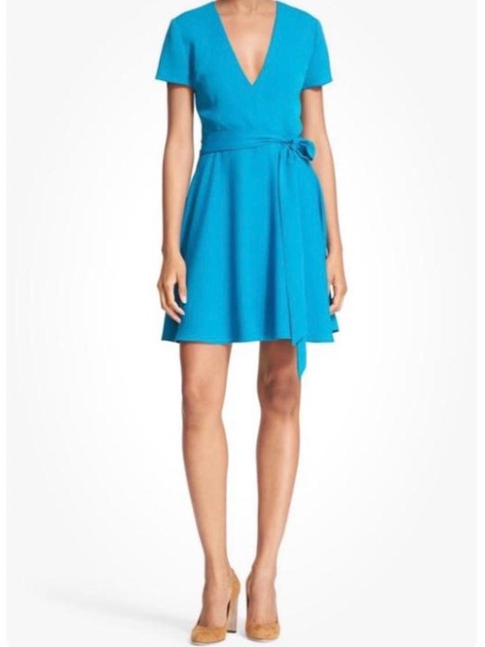 Alice + Olivia Teal Green Wrap Dress – Women’s Size 0